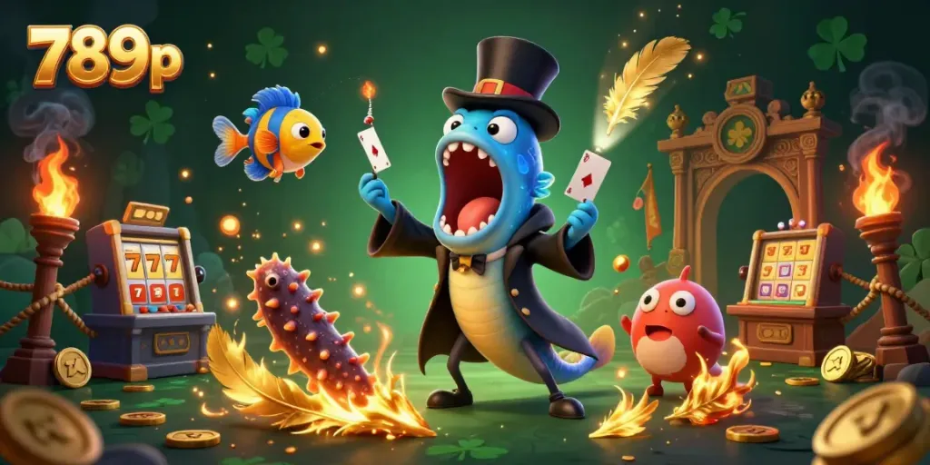 Experience thrilling gaming at 789p with lively characters showcasing exciting casino activities.