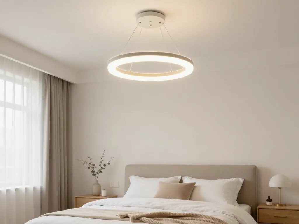 Lustre dormitor moderne din surse locale, oferind stil și eficiență energetică.