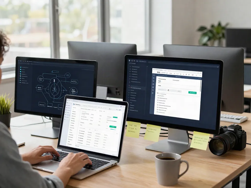 주소모음 organized digital workspace showcasing categorized website links.