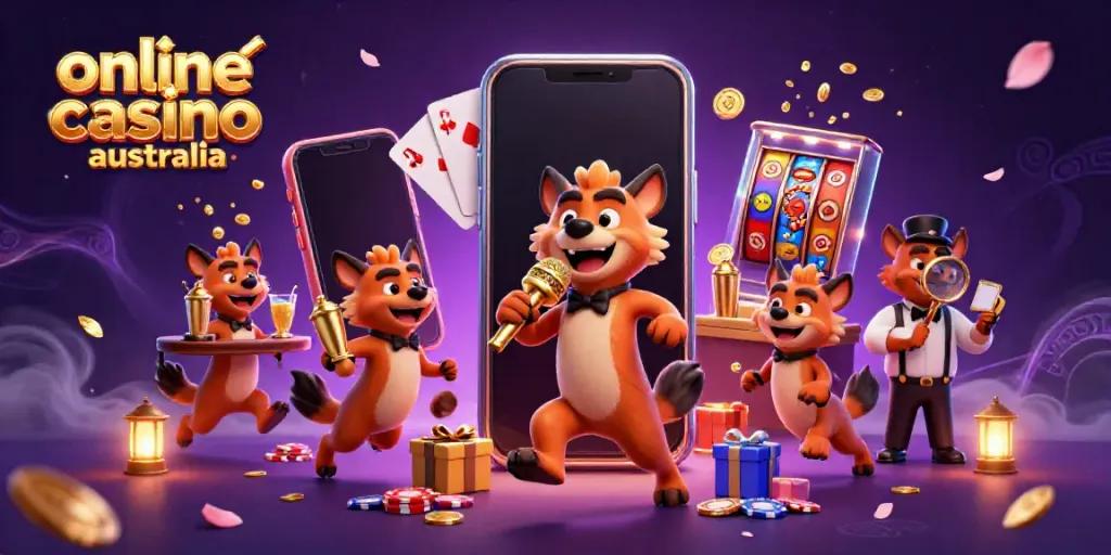 Experience the vibrant world of online casino Australia with hyenas at a comedy casino club.
